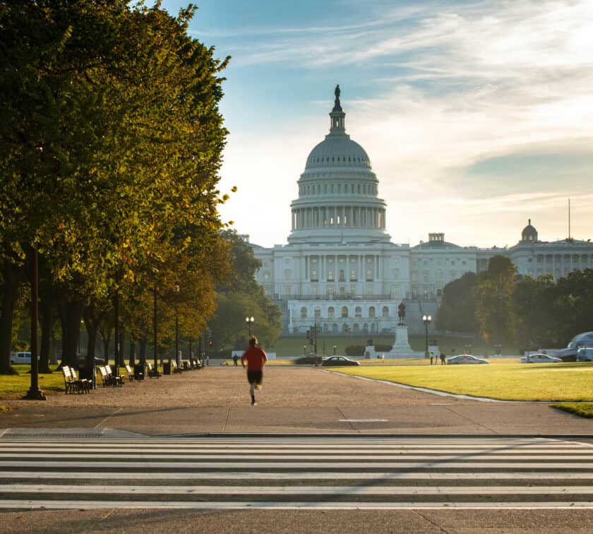 The Capitol building at Washington, D.C.