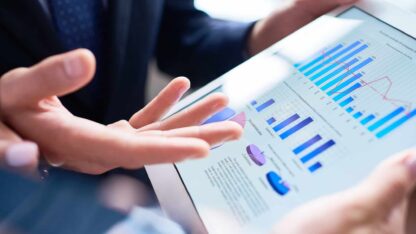 image of analytics on a computer