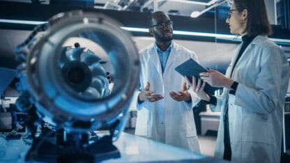 Lab where research and development is taking place