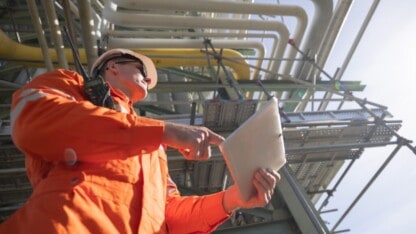 Image of a man on a building site