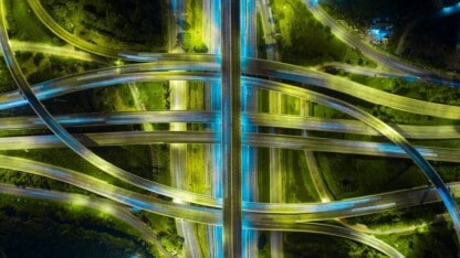 image of roads crossing