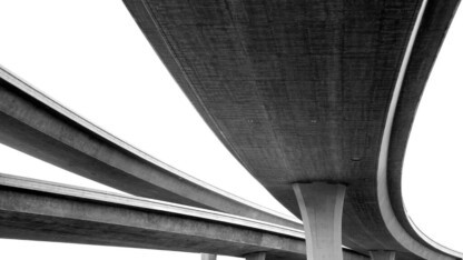 Image of roadway splitting representing new changes to partnership liabilities and reporting